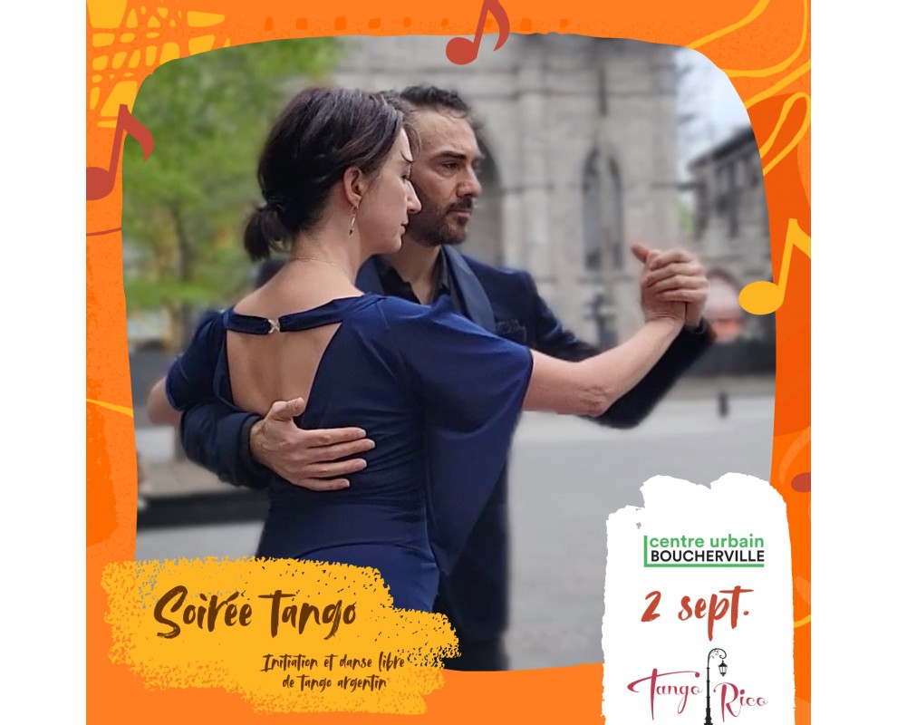 Soirée tango - Initiation et danse libre Place Lionel-Daunais - Événement gratuit
